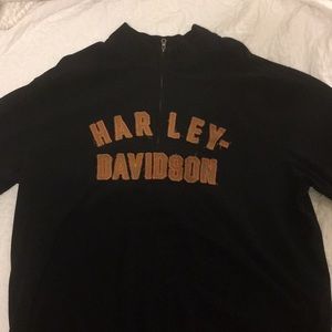 NWOT Harley Davison Black Sweater